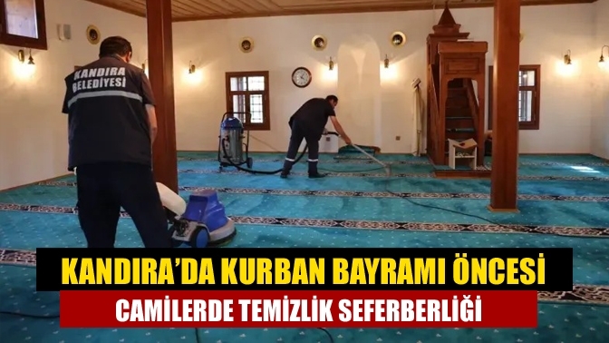 Kandıra’da Kurban Bayramı Öncesi Camilerde Temizlik Seferberliği