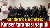 Kandıra’da ücretsiz kanser taraması yapıldı