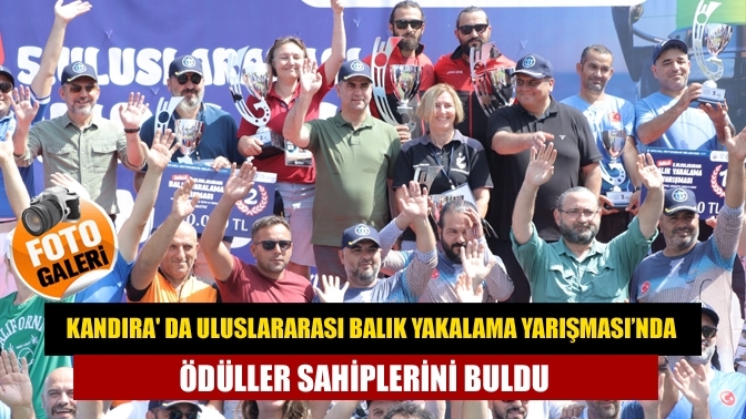 Kandıra' da Uluslararası Balık Yakalama Yarışması’nda ödüller sahiplerini buldu