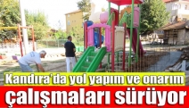 Kandıra’da yol yapım ve onarım çalışmaları sürüyor