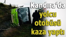 Kandıra’da yolcu otobüsü kaza yaptı