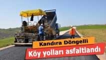 Kandıra Döngelli köy yolları asfaltlandı