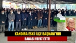 Kandıra eski ilçe başkanı'nın babası vefat etti!