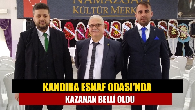 Kandıra Esnaf Odası'nda kazanan belli oldu