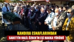 Kandıra Esnaflarından Sadettin Halil Özbek'in eşi Hakka yürüdü