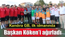 Kandıra GB, ilk idmanında Başkan Köken’i ağırladı