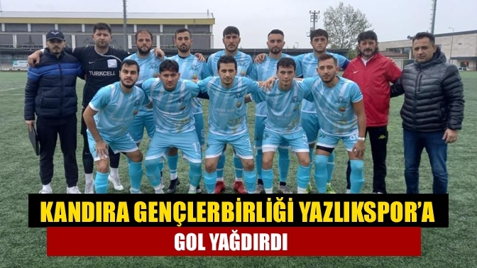 Kandıra Gençlerbirliği Yazlıkspor’a gol yağdırdı