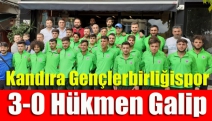 Kandıra Gençlerbirliğispor 3-0 hükmen galip