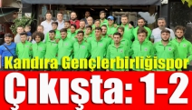 Kandıra Gençlerbirliğispor Çıkışta: 1-2