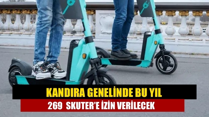 Kandıra genelinde bu yıl 269 Skuter’e İzin Verilecek