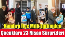 Kandıra İlçe Milli Eğitimden Çocuklara 23 Nisan Sürprizleri