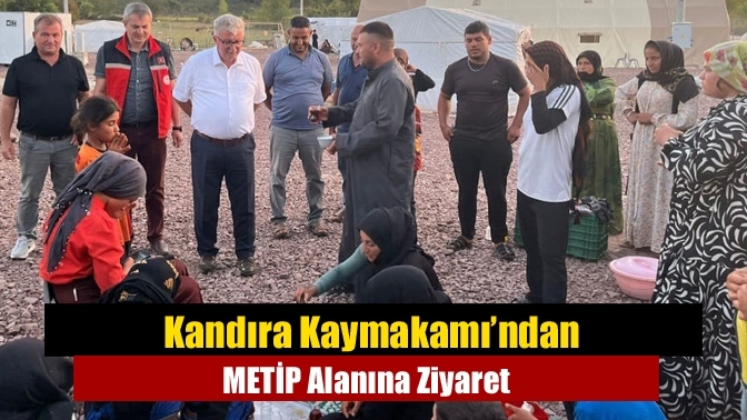 Kandıra Kaymakamı’ndan METİP Alanına Ziyaret