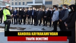 Kandıra Kaymakamı’ndan trafik denetimi