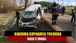 Kandıra Kaynarca yolunda kaza 3 yaralı