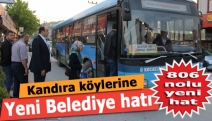 Kandıra köylerine yeni Belediye hatı