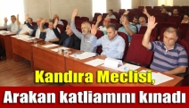 Kandıra Meclisi, Arakan katliamını kınadı