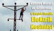 Kandıra merkez ve köylerinde 8 buçuk saatlik elektrik kesintisi