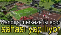 Kandıra merkeze iki spor sahası yapılıyor