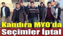 Kandıra MYO’da seçimler iptal