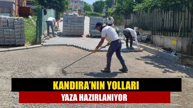 Kandıra’nın yolları yaza hazırlanıyor