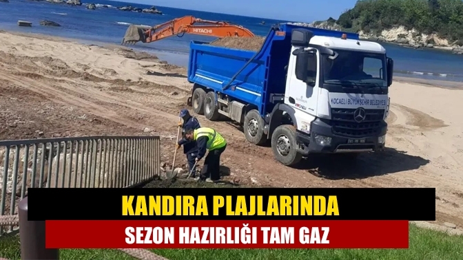 Kandıra Plajlarında Sezon Hazırlığı Tam Gaz