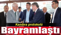 Kandıra protokolü bayramlaştı