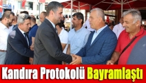 Kandıra protokolü bayramlaştı