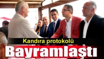 Kandıra protokolü bayramlaştı