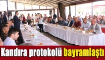 Kandıra protokolü bayramlaştı