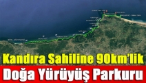 Kandıra sahiline 90km’lik doğa yürüyüş parkuru