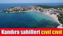 Kandıra sahilleri cıvıl cıvıl