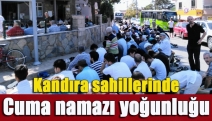 Kandıra sahillerinde Cuma namazı yoğunluğu!