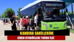 Kandıra sahillerine giden otobüslere yoğun ilgi