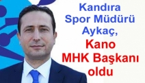 Kandıra Spor Müdürü Aykaç, Kano MHK Başkanı oldu