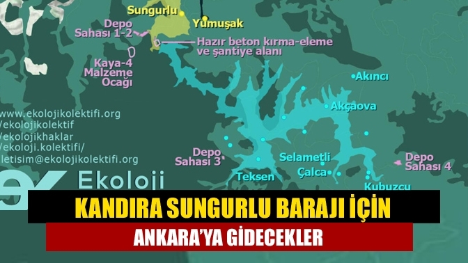 Kandıra Sungurlu Barajı için Ankara’ya gidecekler