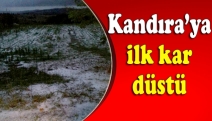 Kandıra’ya ilk kar düştü