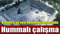 Kandıra’ya yeni belediye binasında hummalı çalışma