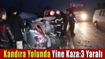 Kandıra Yolu Yine Kaza:3 Yaralı