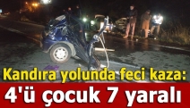 Kandıra yolunda kaza: 4'ü çocuk 7 yaralı