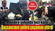 Kandıra yolunda feci kaza: Başsavcının şoförü yaşamını yitirdi