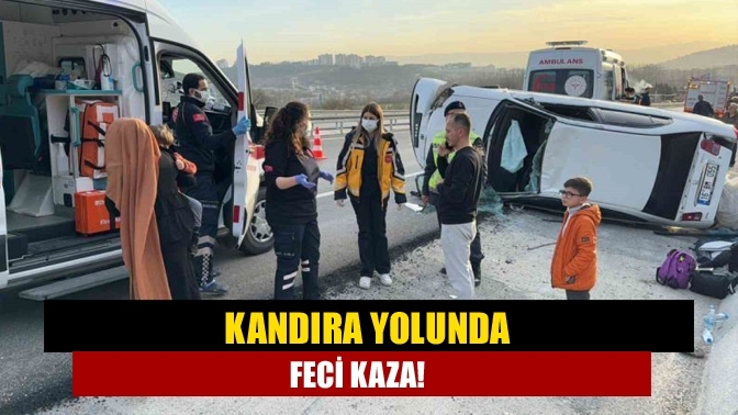 Kandıra yolunda feci kaza!