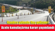 Kandıra yolunda flaş gelişme! Acele kamulaştırma kararı yayımlandı