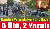 Kandıra Yolunda Korkunç Kaza! 5 Ölü, 2 Yaralı