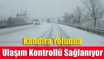 Kandıra yolunda ulaşım kontrollü sağlanıyor