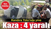 Kandıra Yolu'nda yine kaza : 4 yaralı