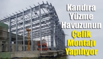 Kandıra Yüzme Havuzunun Çelik Montajı Yapılıyor