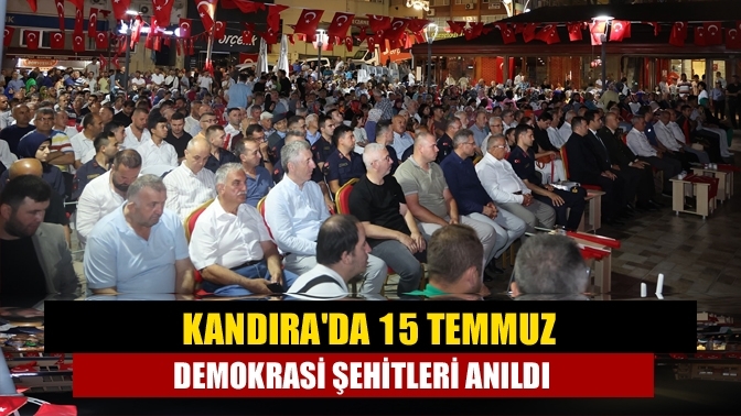 Kandıra'da 15 Temmuz Demokrasi Şehitleri Anıldı
