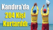 Kandıra'da 204 kişi kurtarıldı