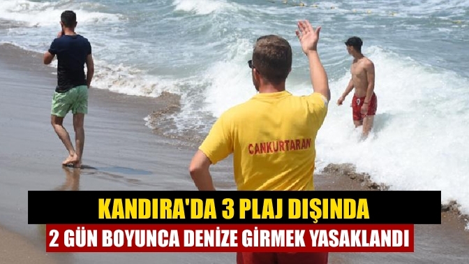 Kandıra'da 3 plaj dışında 2 gün boyunca denize girmek yasaklandı