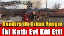 Kandıra'da Çıkan Yangın İki Katlı Evi Kül Etti